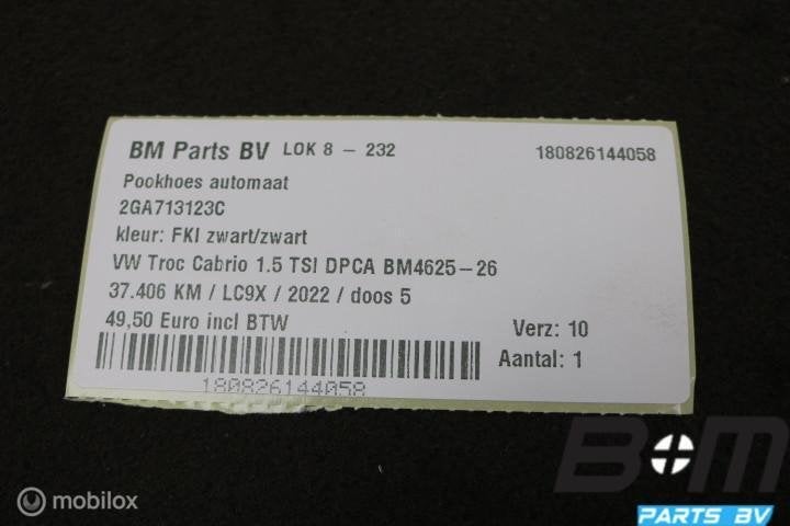 Pookhoes automaat VW T-Roc FKI 2GA713123C, Gebruikt