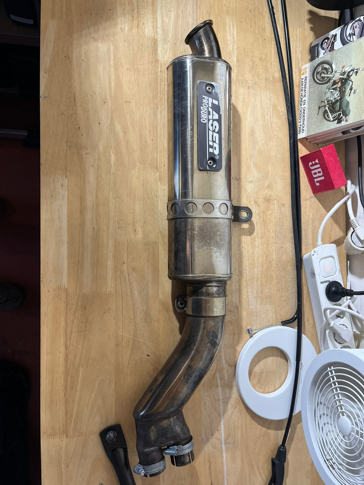 Uitlaat Laser ProDuro voor Yamaha XTZ750 Super Tenere, Ophalen, Gebruikt