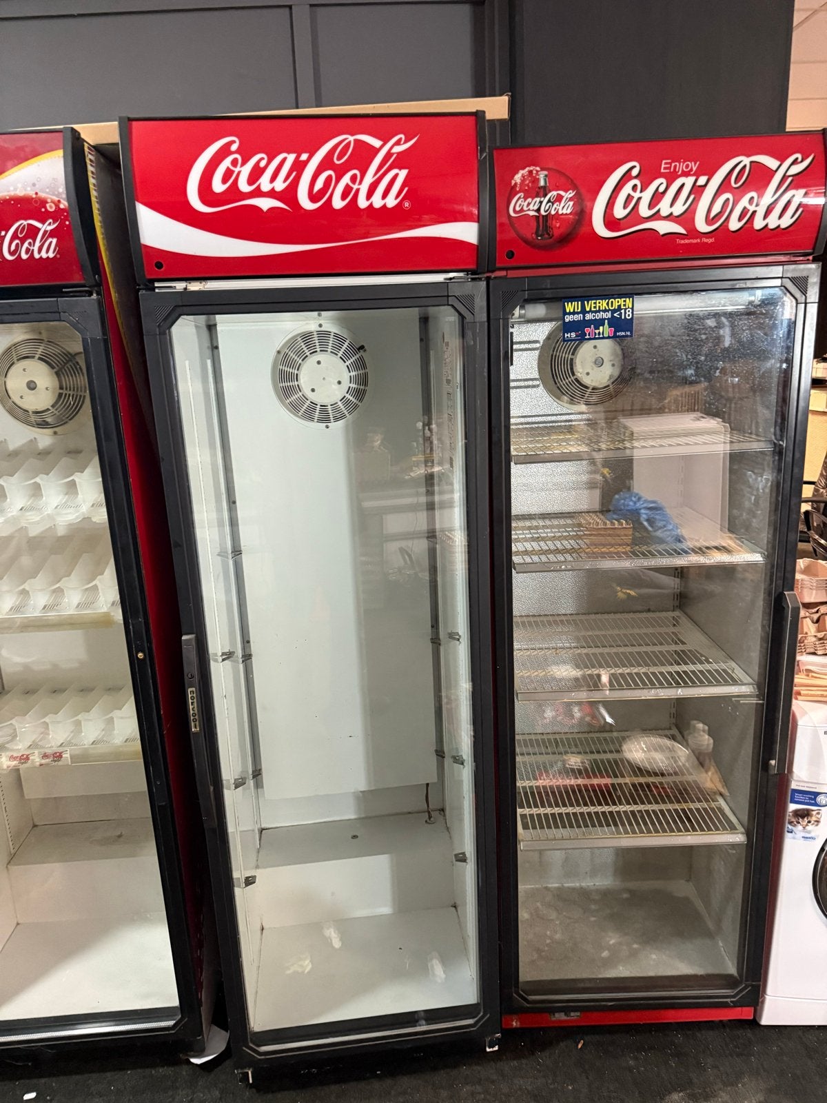 Coca-Cola Display Koelkast - Gebruikt, Witgoed en Apparatuur, 200 liter of meer, 60 cm of meer, Zonder vriesvak, Gebruikt