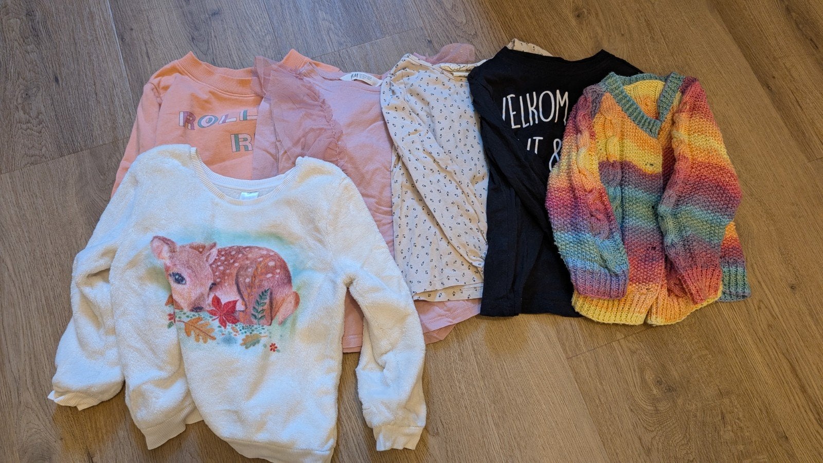 Leuk kledingpakket voor meisjes, maat 110-116, Ophalen of Verzenden, Gebruikt, Meisje, Setje