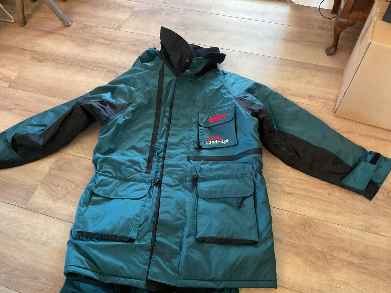 Sundridge Visserspak Groen Maat XL, Ophalen of Verzenden, Gebruikt, Kleding
