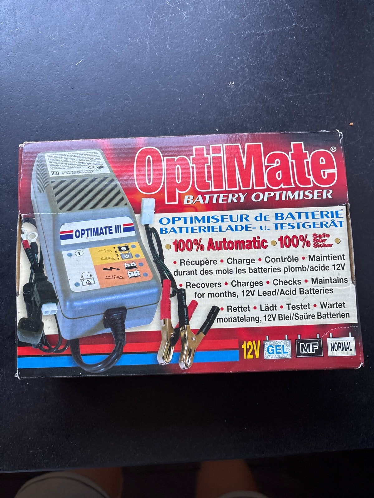 OptiMate III Acculader en Batterij Optimizer, Ophalen of Verzenden, Gebruikt, Universele onderdelen