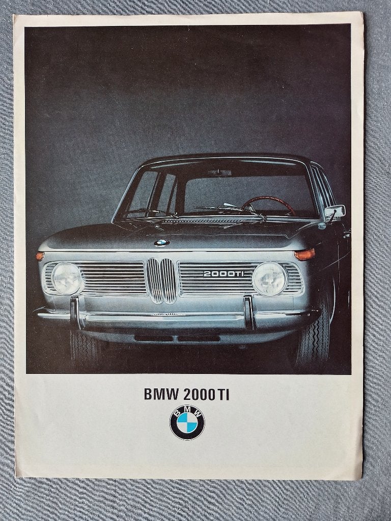 Brochure BMW 2000 TI - NL, Verzenden, Gelezen, BMW