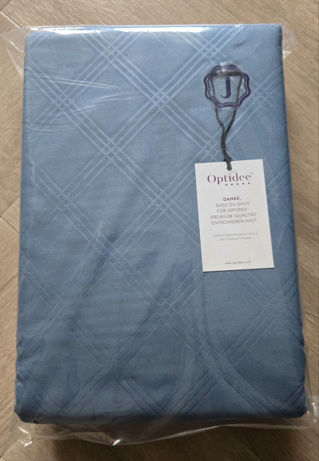 Optidee beddengoedSET blauw NIEUW 200x200+50cm+2slopen 60x70, Blauw, Beddengoedset, Ophalen of Verzenden, Overige merken