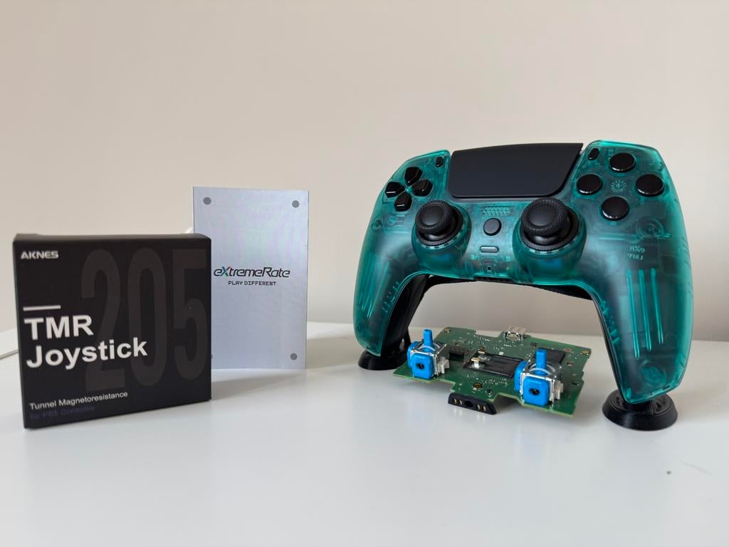 Ps5 custom controller backpaddles/mouseclicks/tmr: v/a €90,-, PlayStation 5, Refurbished, Ophalen of Verzenden, Controller