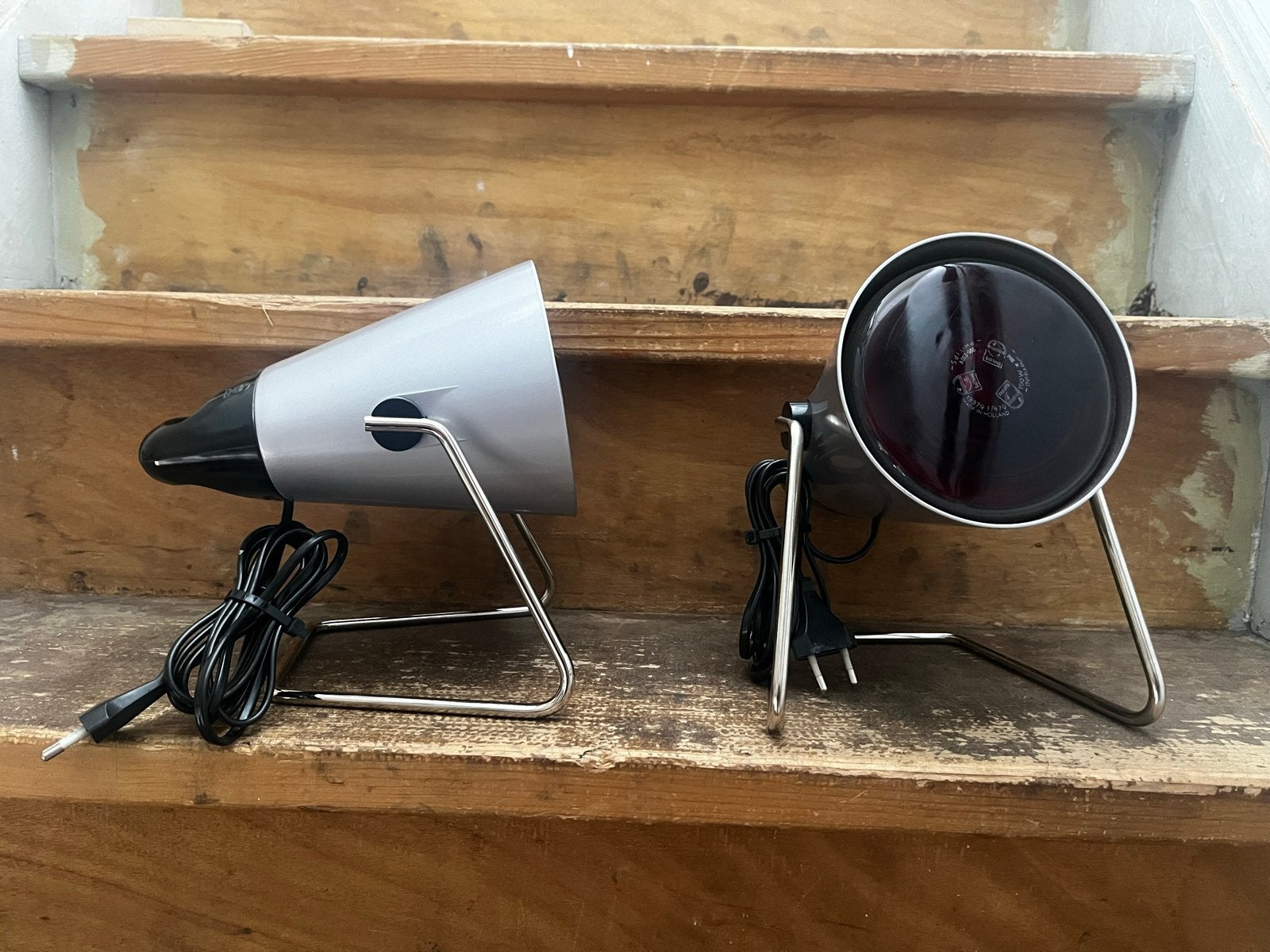 Vintage Philips Infraphil Infraroodlamp HP 3608 - Space Age, Antiek en Kunst, Antiek | Lampen, Ophalen of Verzenden