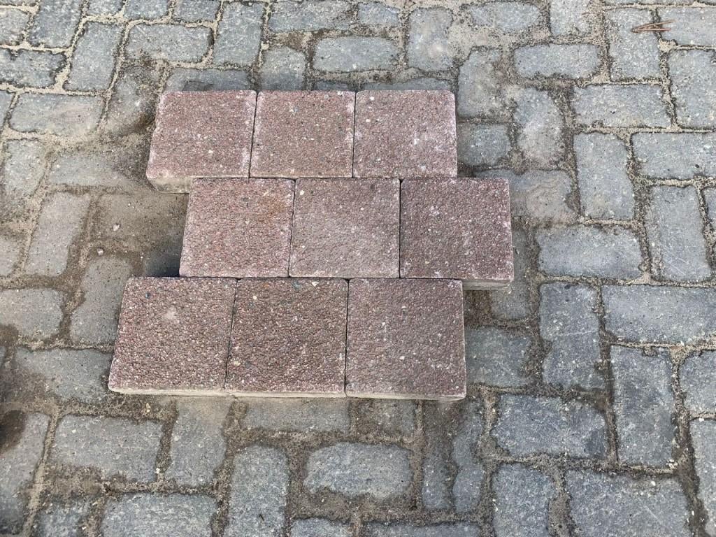 Dubbelklinkers Rood 8cm S9, Tuin en Terras, Tegels en Klinkers, Ophalen, Gebruikt, Klinkers, 10 m² of meer