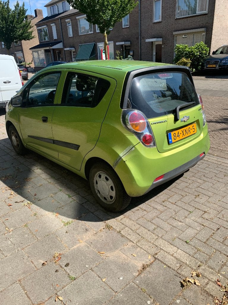Chevrolet Spark 1.0 Bifuel 2012 Groen Metallic, 37 €/maand, Euro 6, 4 cilinders, Origineel Nederlands