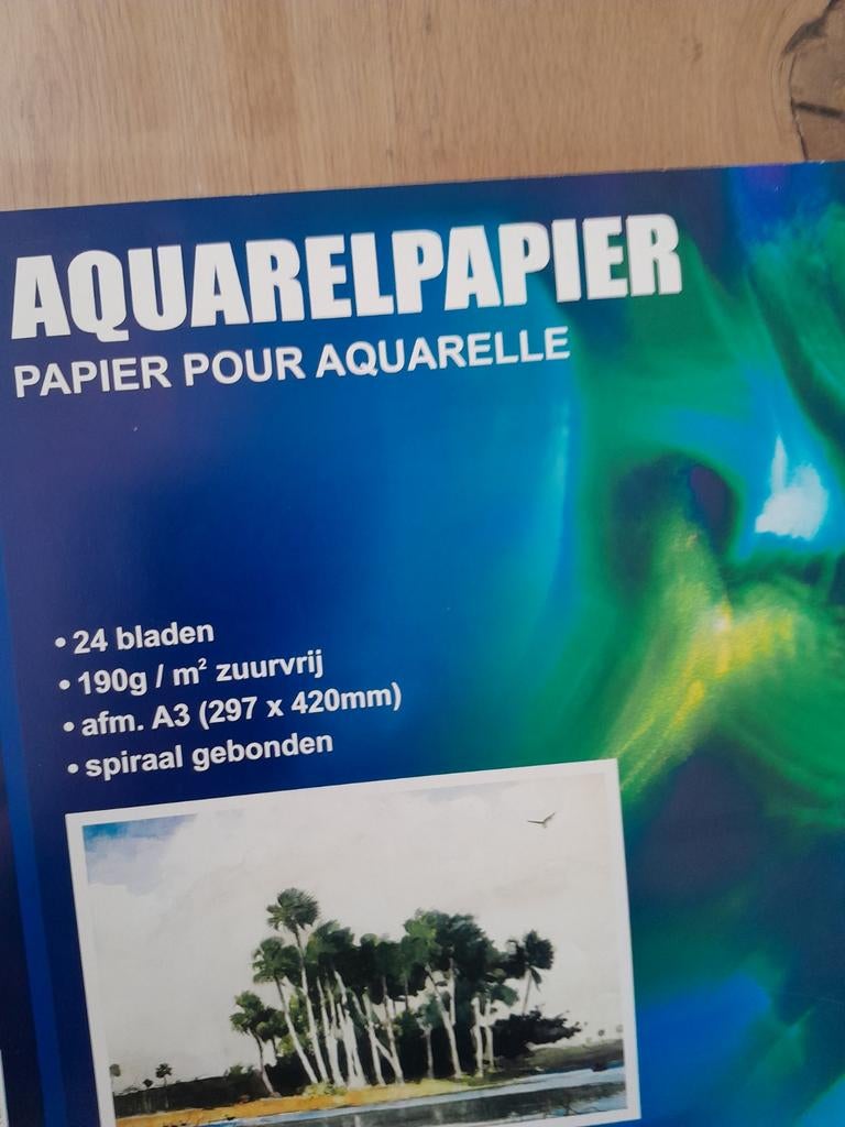 Aquarelpapier, Hobby en Vrije tijd, Ophalen, Nieuw