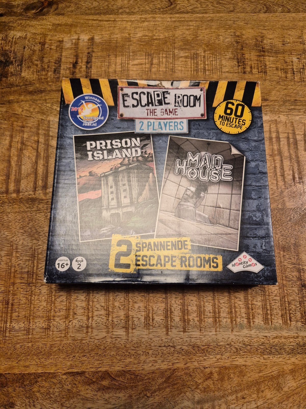 Escape Room The Game - Prison Island & Mad House, Hobby en Vrije tijd, Gezelschapsspellen | Bordspellen, Een of twee spelers, Ophalen