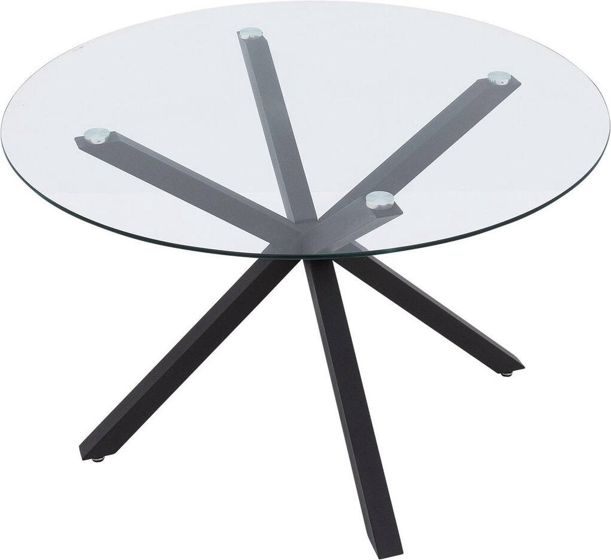 Ronde Eettafel Argo Glas, Rond, Nieuw, Ophalen of Verzenden, Glas