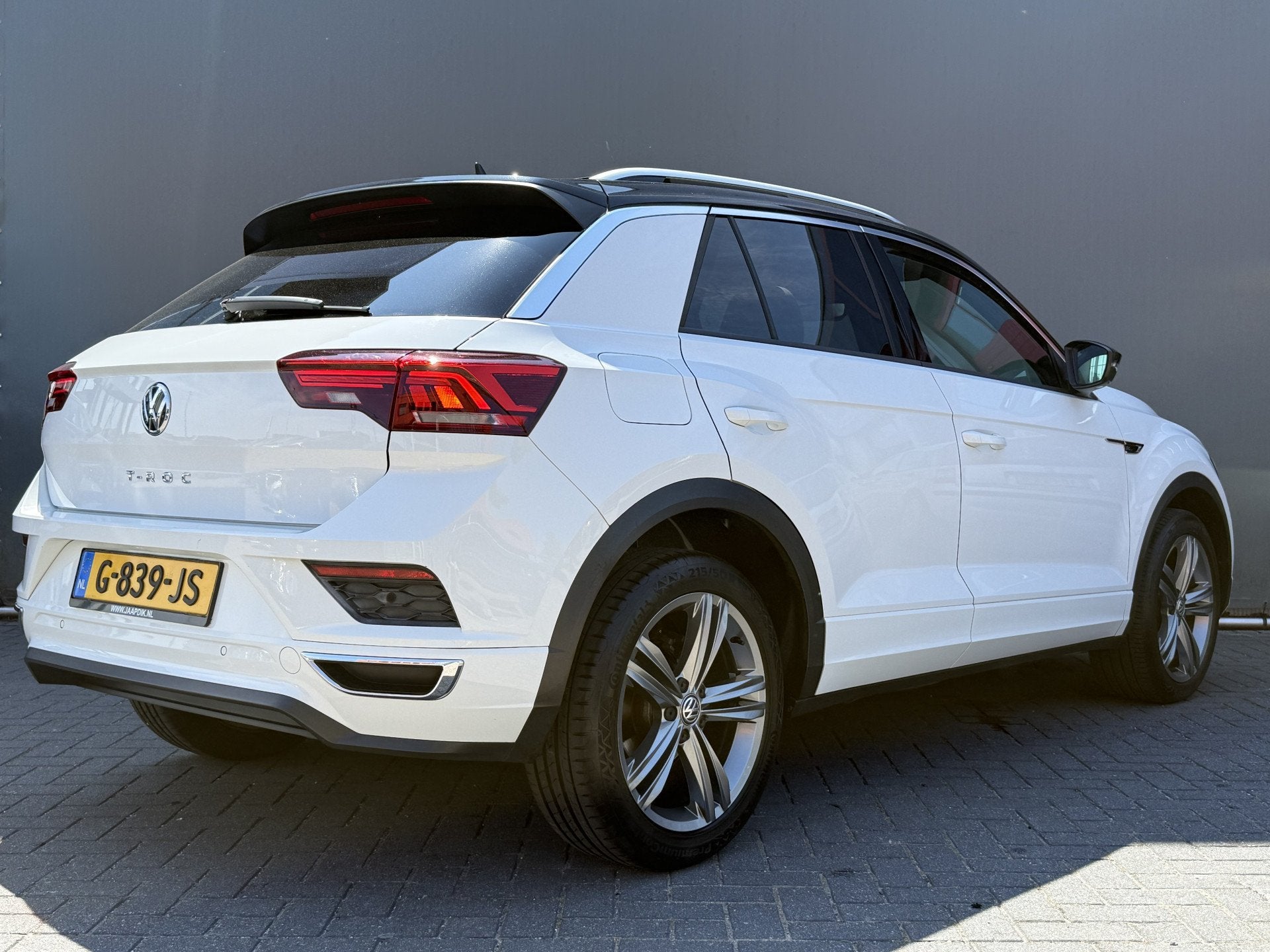 Volkswagen T-Roc BWJ 2019 1.5 TSI 150 PK Sport R-LINE FULL L, Voorwielaandrijving, Stof, 4 cilinders, Wit