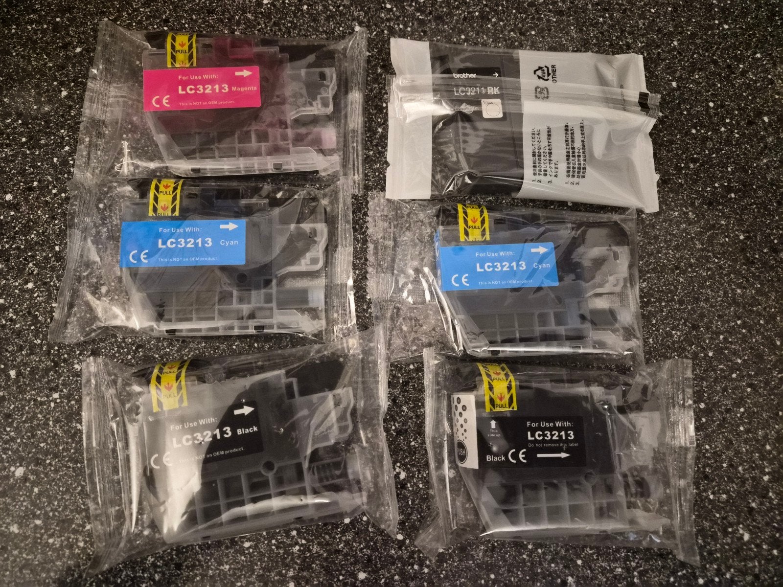 Brother Inktcartridges - 6 stuks (Nieuw), Ophalen of Verzenden, Nieuw, Cartridge, Brother