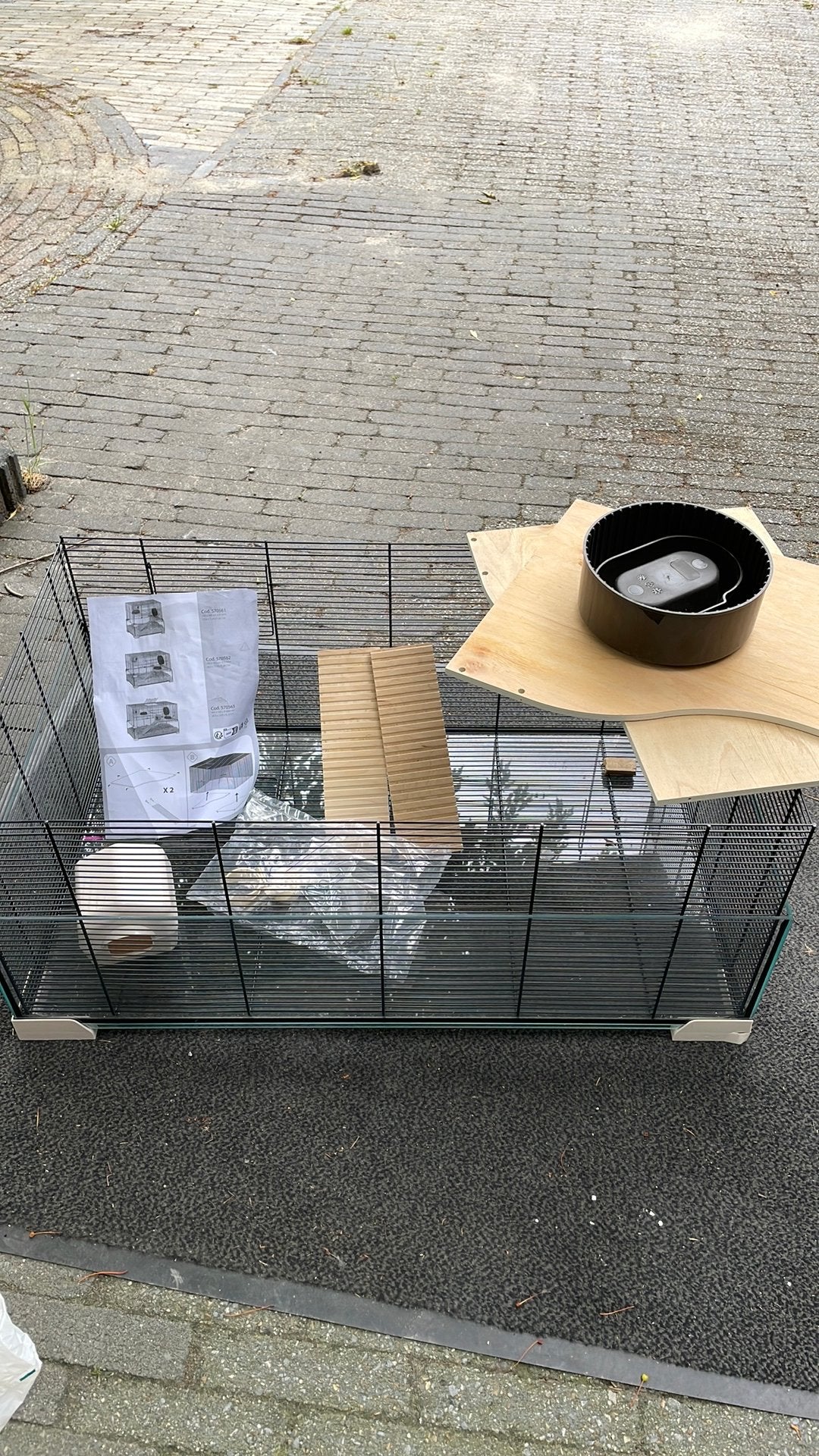 Karat 80 knaagdieren kooi Missende opzet hoekjes, Kooi, Zo goed als nieuw, Muis, 75 tot 110 cm