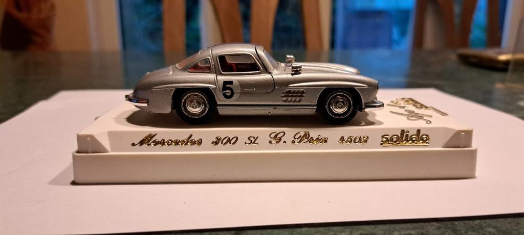 Mercedes 300 sl gp 1:43, Ophalen of Verzenden, Auto, Solido