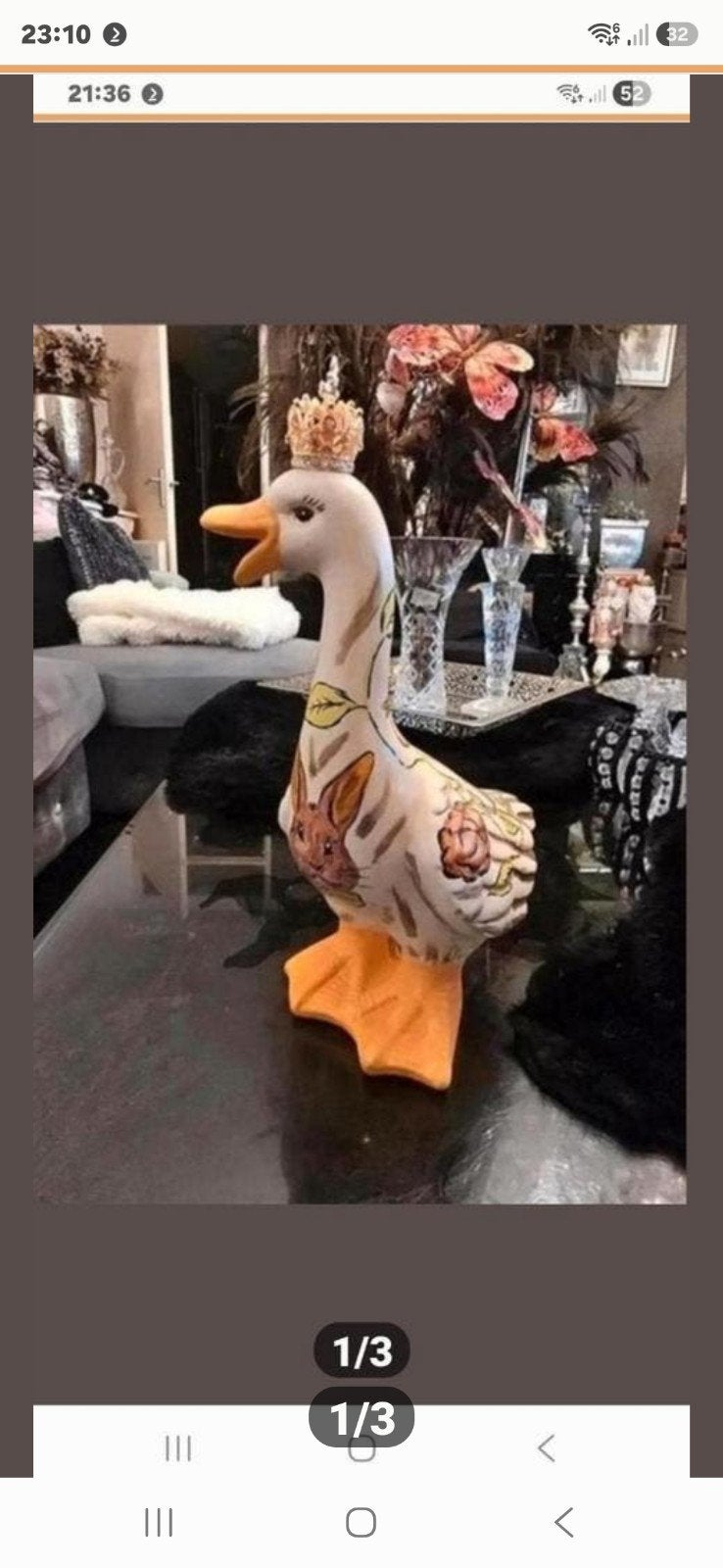 Prachtige decoratieve eend, Ophalen of Verzenden, Nieuw, Dier