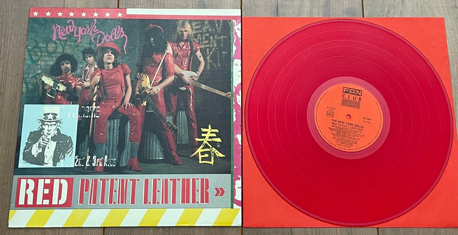 New York Dolls - Red Patent Leather lp / France, '84, Red, LP, Gebruikt, Beschermende buitenhoes, Ophalen of Verzenden