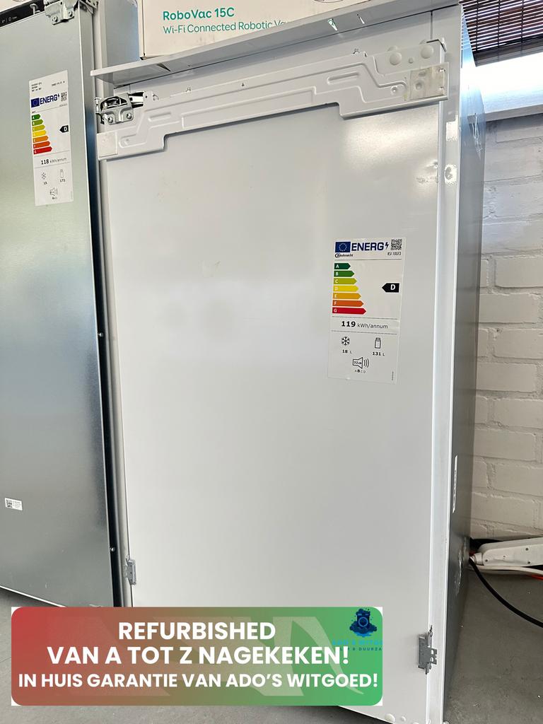 BAUKNECHT 102CM 32dB INBOUW KOELKAST DEUR-OP-DEUR, Witgoed en Apparatuur, Koelkasten en IJskasten, 85 tot 120 cm, Info@adoswitgoed.nl