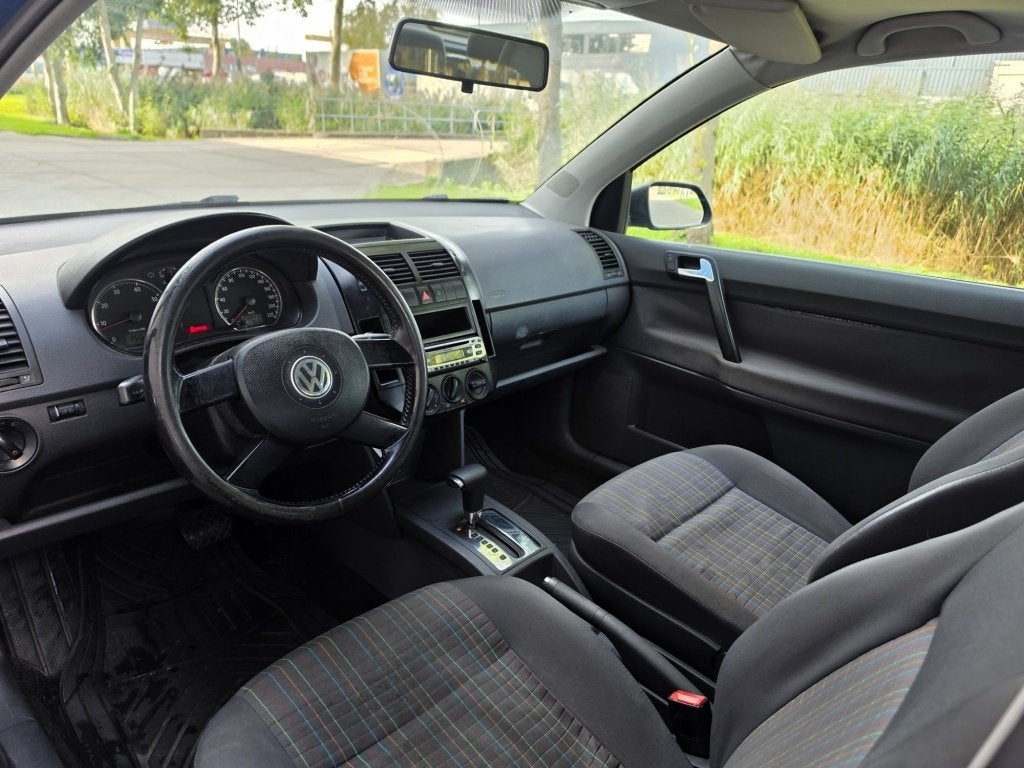 Volkswagen Polo 1.4-16V Optive Automaat Airco ✅ (bj 2006), Auto's, Gebruikt, 4 cilinders, Blauw, Origineel Nederlands