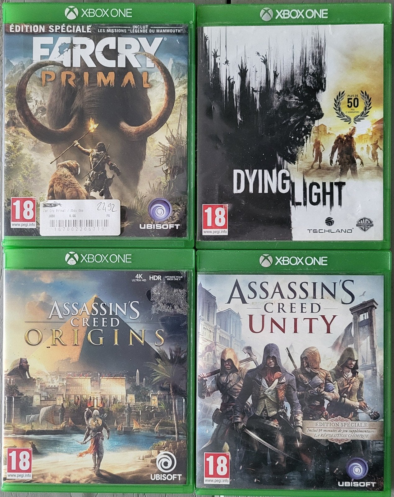 Xbox One Games: Far Cry Primal, Dying Light, Assassins Creed, Avontuur en Actie, Online, Gebruikt, Vanaf 18 jaar
