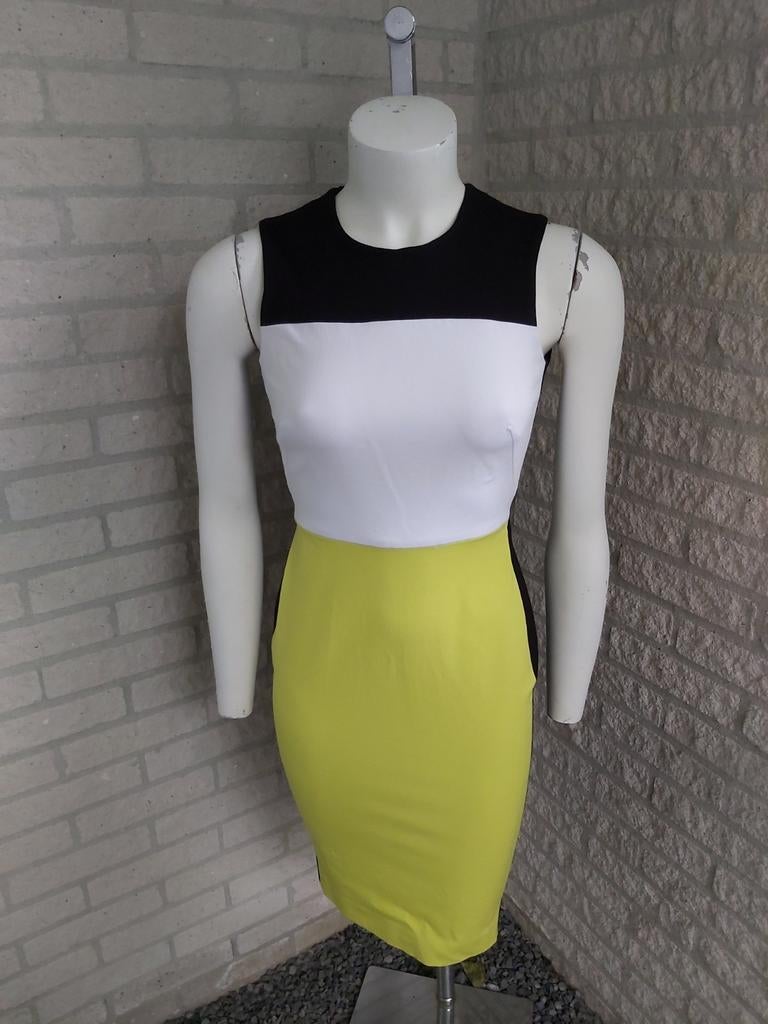 Jurk met print van Calvin Klein maat XS, Kleding | Dames, Zwart, Nieuw, Ophalen of Verzenden, Maat 34 (XS) of kleiner