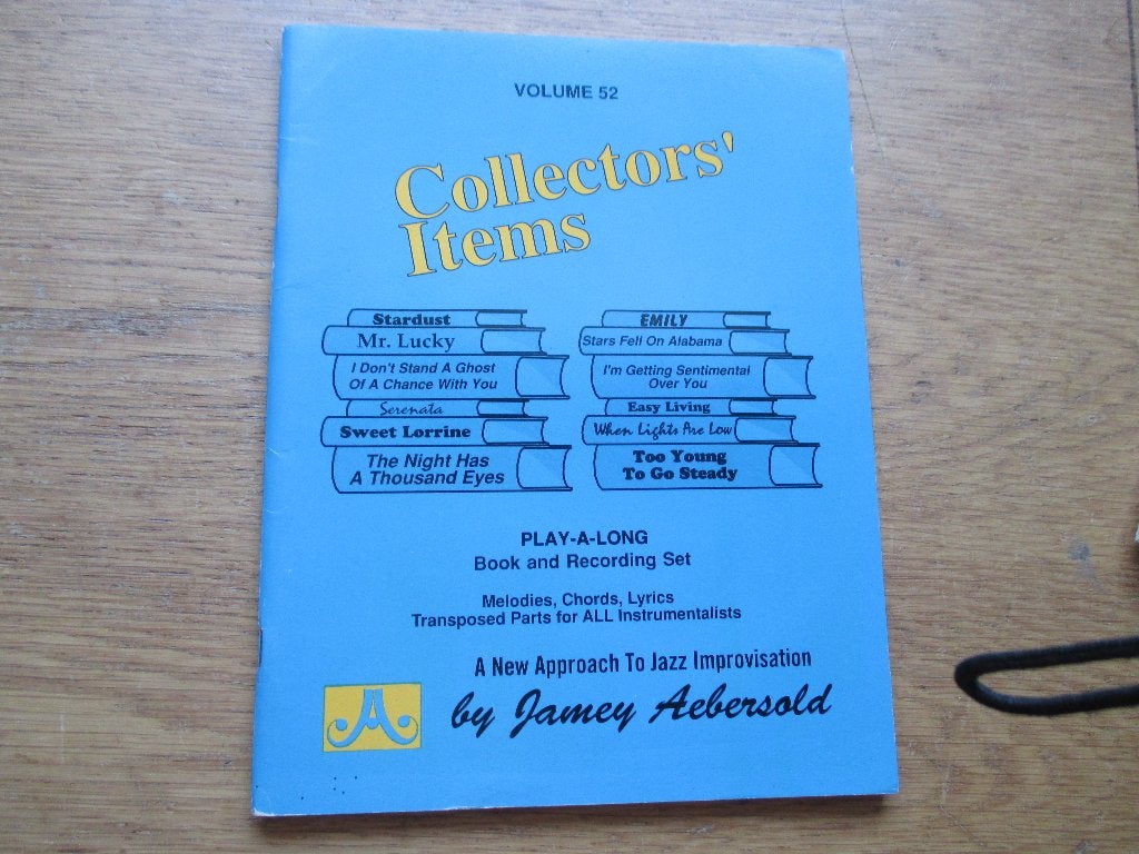 Jamey Aebersold Jazz Play-A-Long Volume 52 Collectors' Items, Gebruikt, Klarinet, Les of Cursus, Ophalen of Verzenden