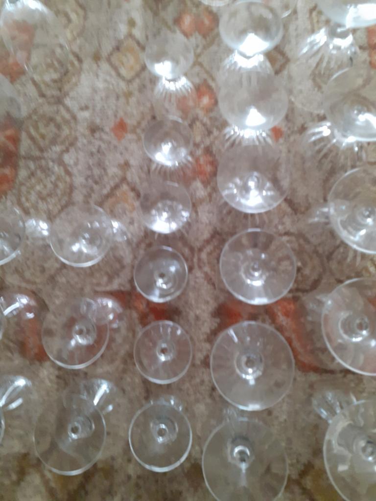 6 persoons glasservies, Verzamelen, Glas en Borrelglaasjes, Ophalen of Verzenden, Overige typen
