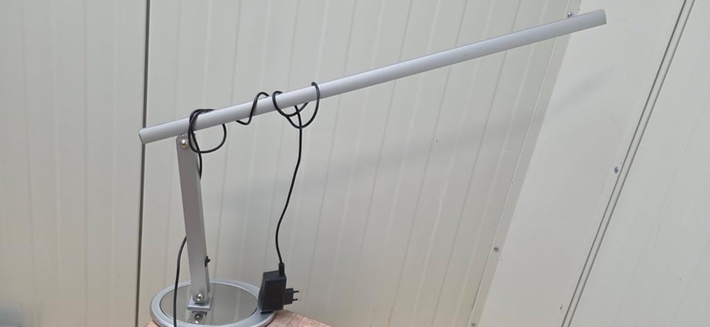 Briloner LED Bureaulamp - Zilver, Verstelbaar, Huis en Inrichting, Gebruikt, 50 tot 75 cm, Modern, Functioneel, Ophalen of Verzenden