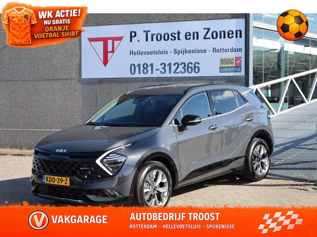 Kia Sportage 1.6 T-GDi Hybrid GT-Line Stoelverwarming voor+a, Auto's, Kia, 12 maanden, Adaptive Cruise Control, Gebruikt, 4 cilinders