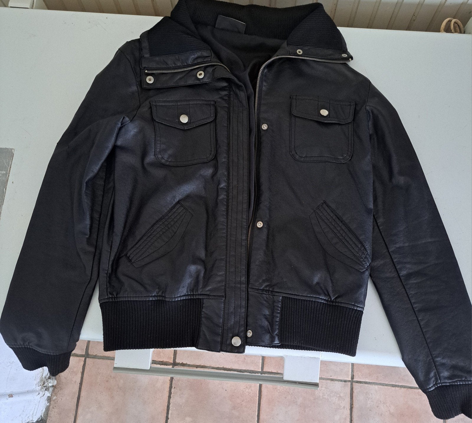 Zwarte Mar Collection jas maat M, Kleding | Dames, Zwart, Zo goed als nieuw, Mar Collection, Ophalen