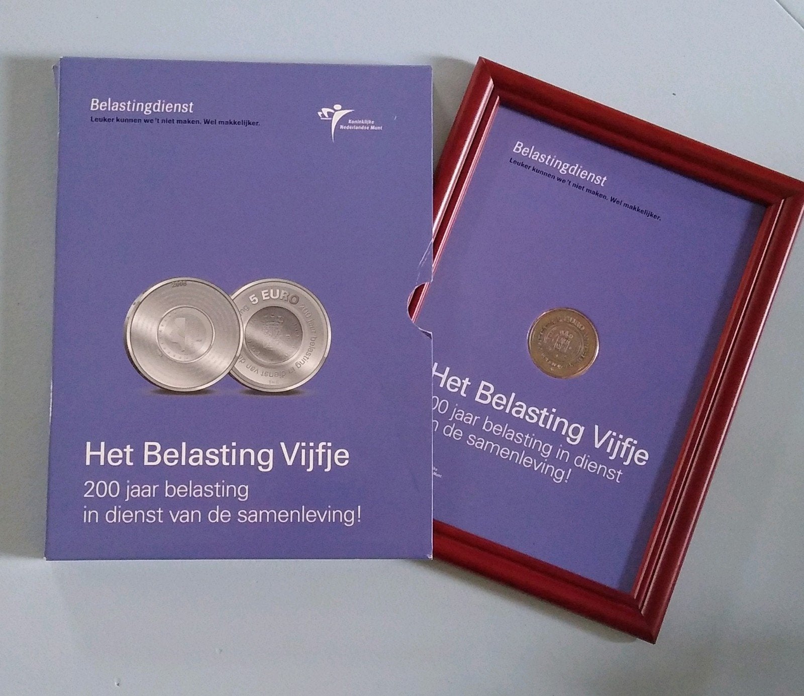 Het Belasting Vijfje, Ophalen, Losse munt, Zilver