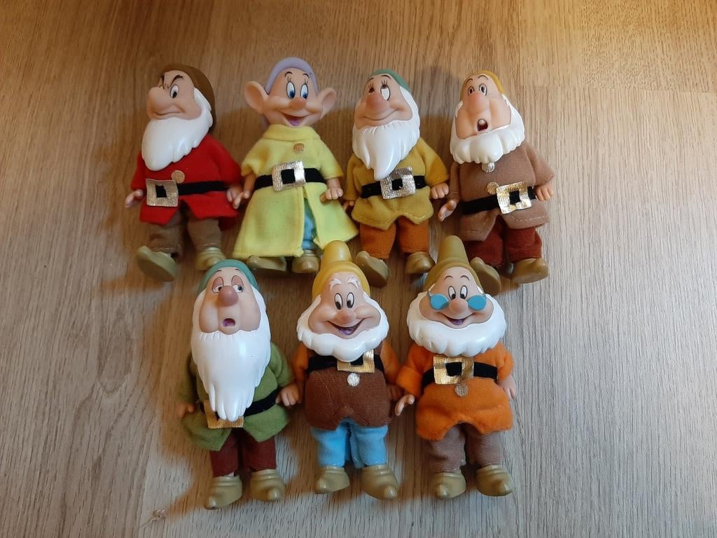 Sneeuwwitje en de 7 dwergen figuren, Verzamelen, Disney, Ophalen of Verzenden