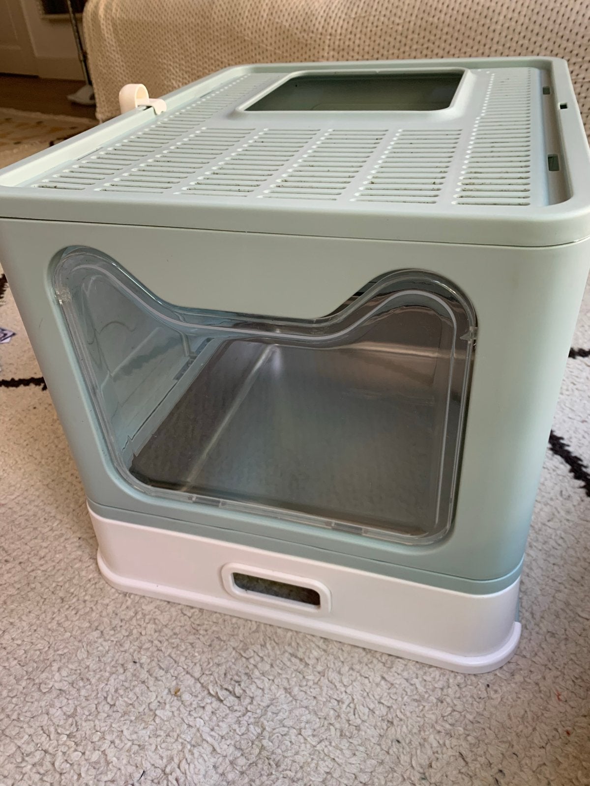 Kattenbak litter tray stainless steel, Dieren en Toebehoren, Kattenbakken, Ophalen
