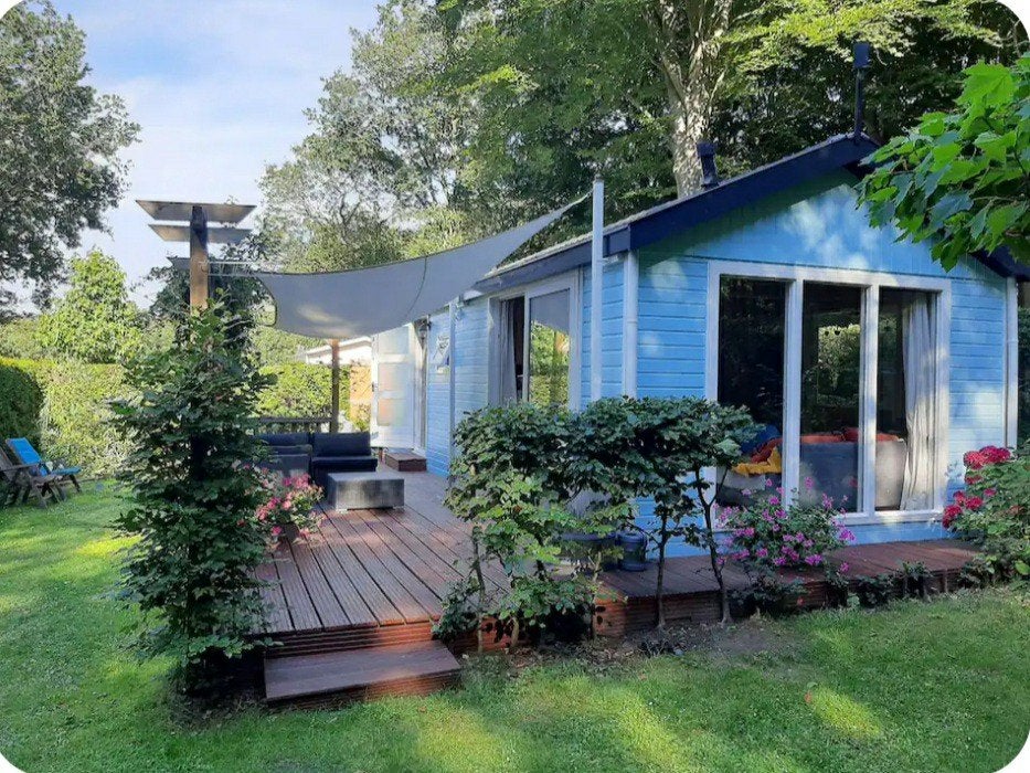 Chalet te koop, camping Zonneheuvel, Oudemirdum, Huizen en Kamers, Recreatiewoningen te koop