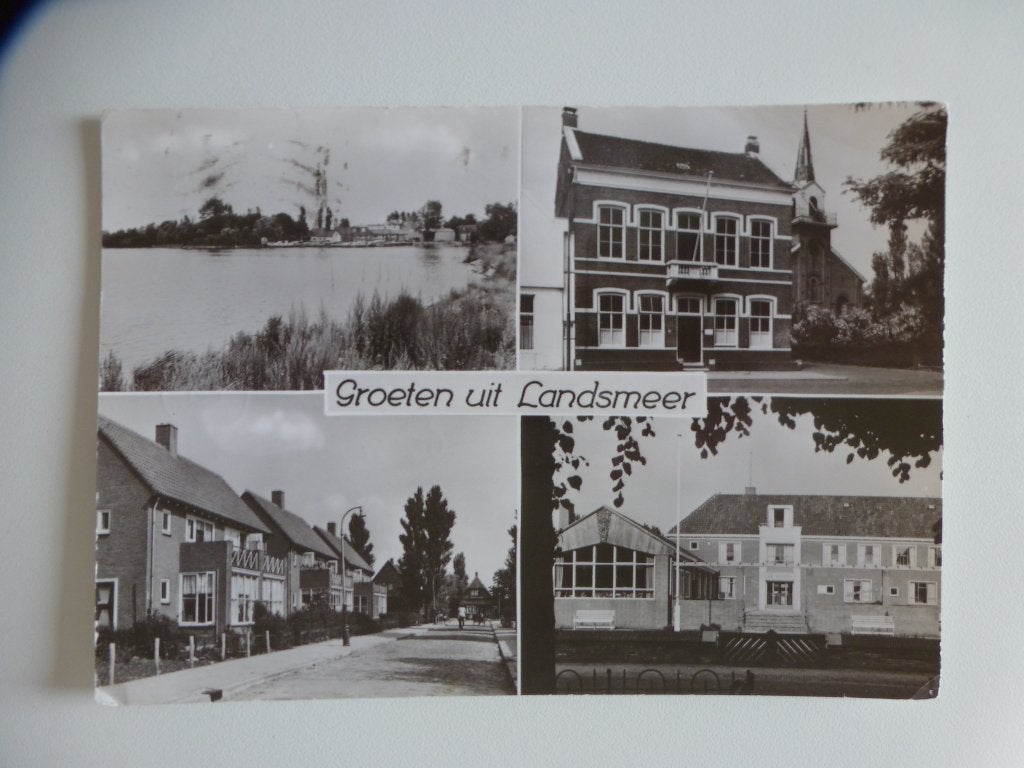 LANDSMEER Het Grote Huis 4 luik   -!, Ophalen, 1940 tot 1960, Gelopen, Noord-Holland