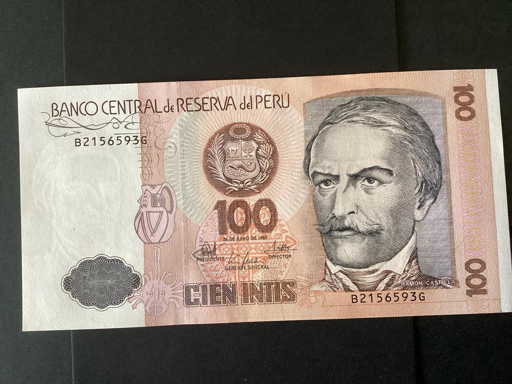 Nieuw. Bankbiljet van 200 CIEN INTIS uit PERU, Ophalen of Verzenden, Zuid-Amerika, Los biljet