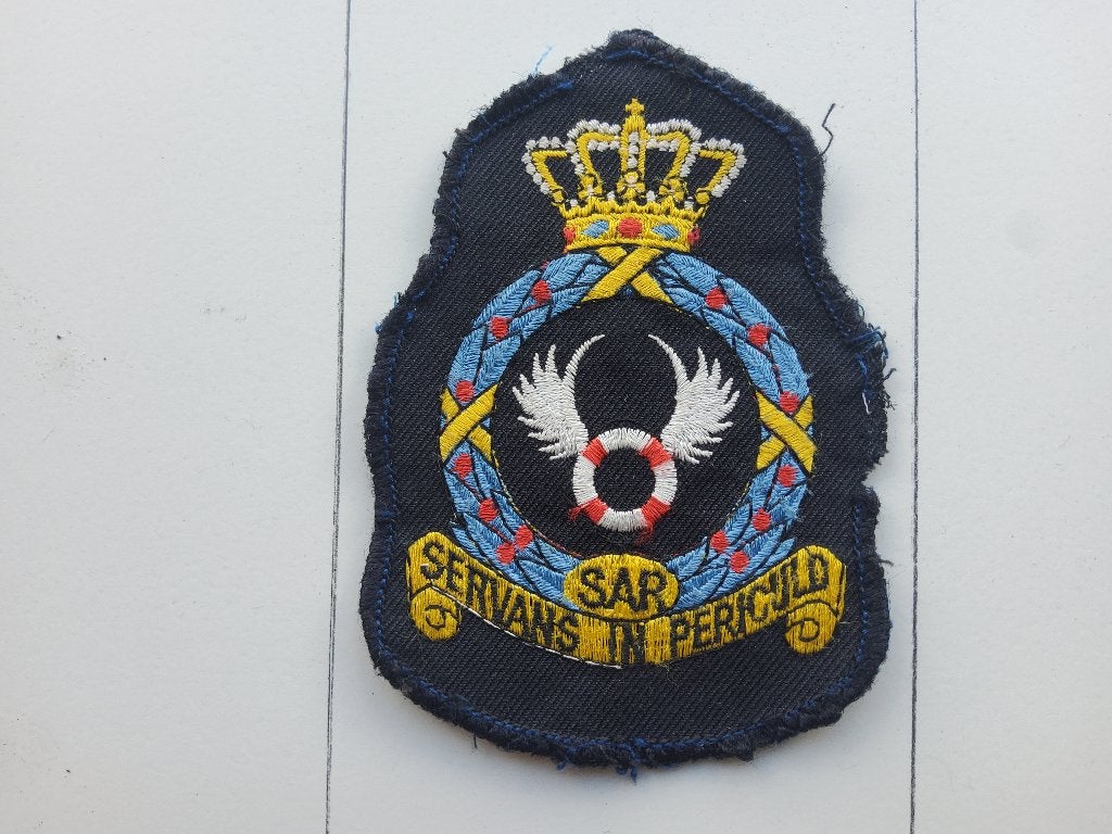KLu RNLAF 303 SQN RARE BLACK EDITION PATCH, Verzenden, Gebruikt, Patch, Badge of Embleem