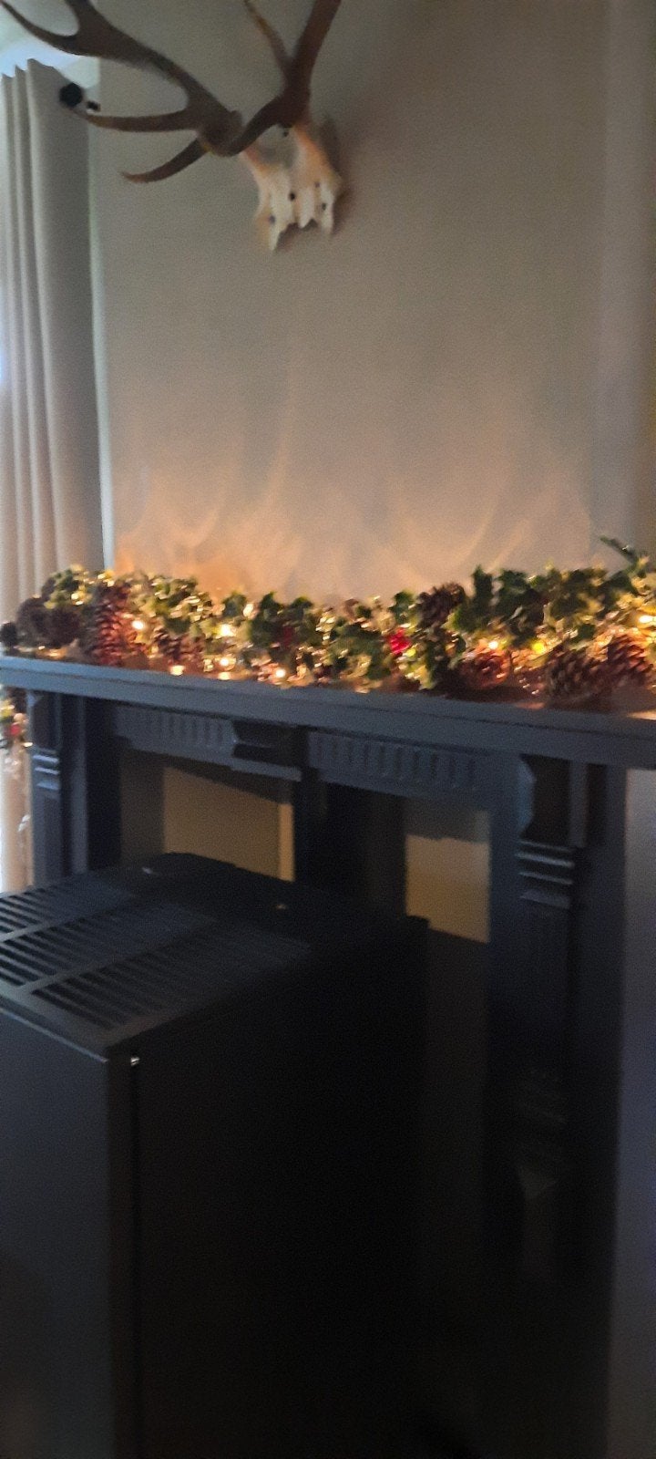Kerstslinger incl lichtjes guirlande kerstdecoratie, Ophalen, Gebruikt