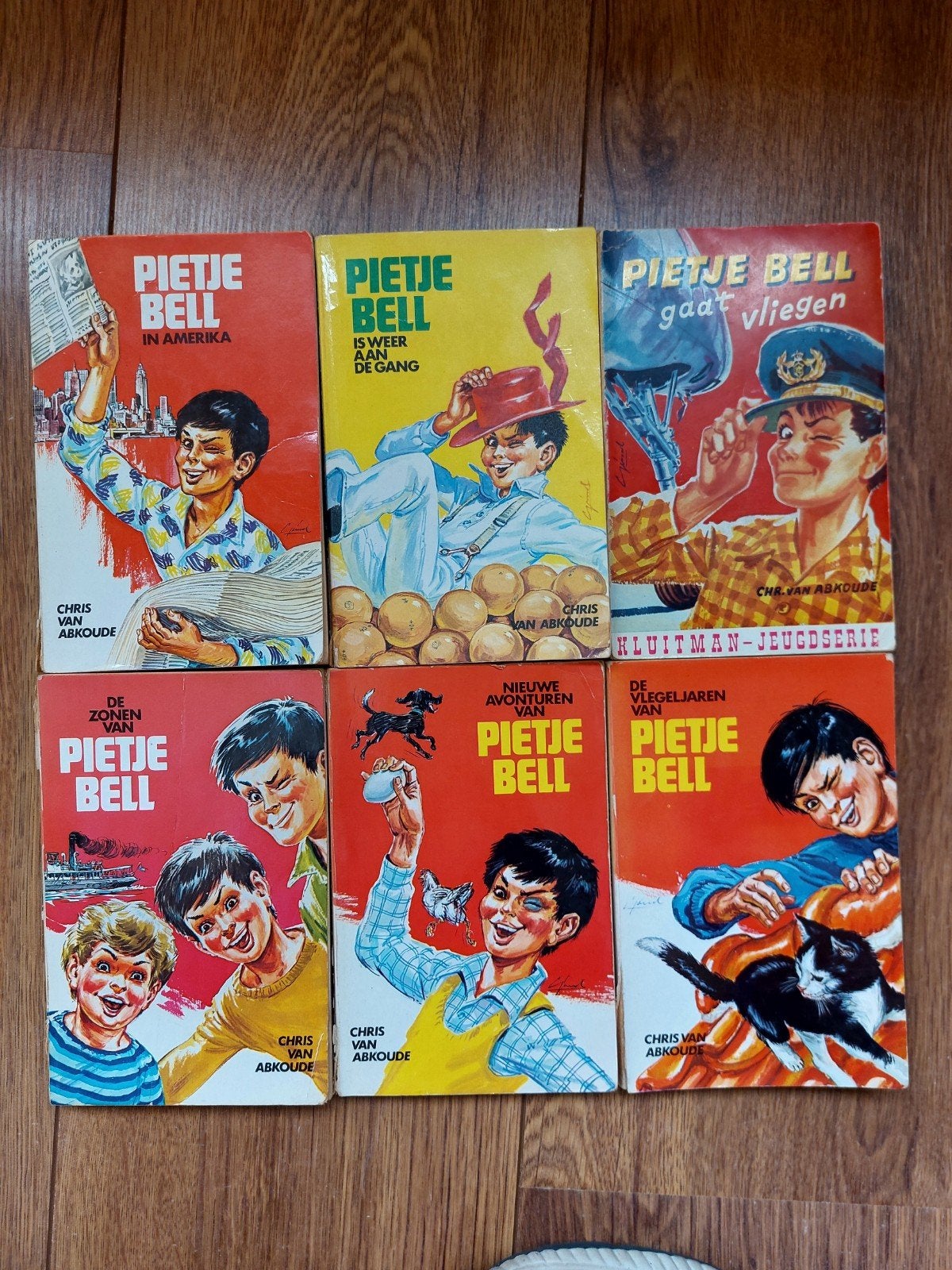 Pietje Bell Boeken Collectie - 6 Delen van Chris van Abkoude, Ophalen of Verzenden, Gelezen, Chris van Abkoude, Fictie