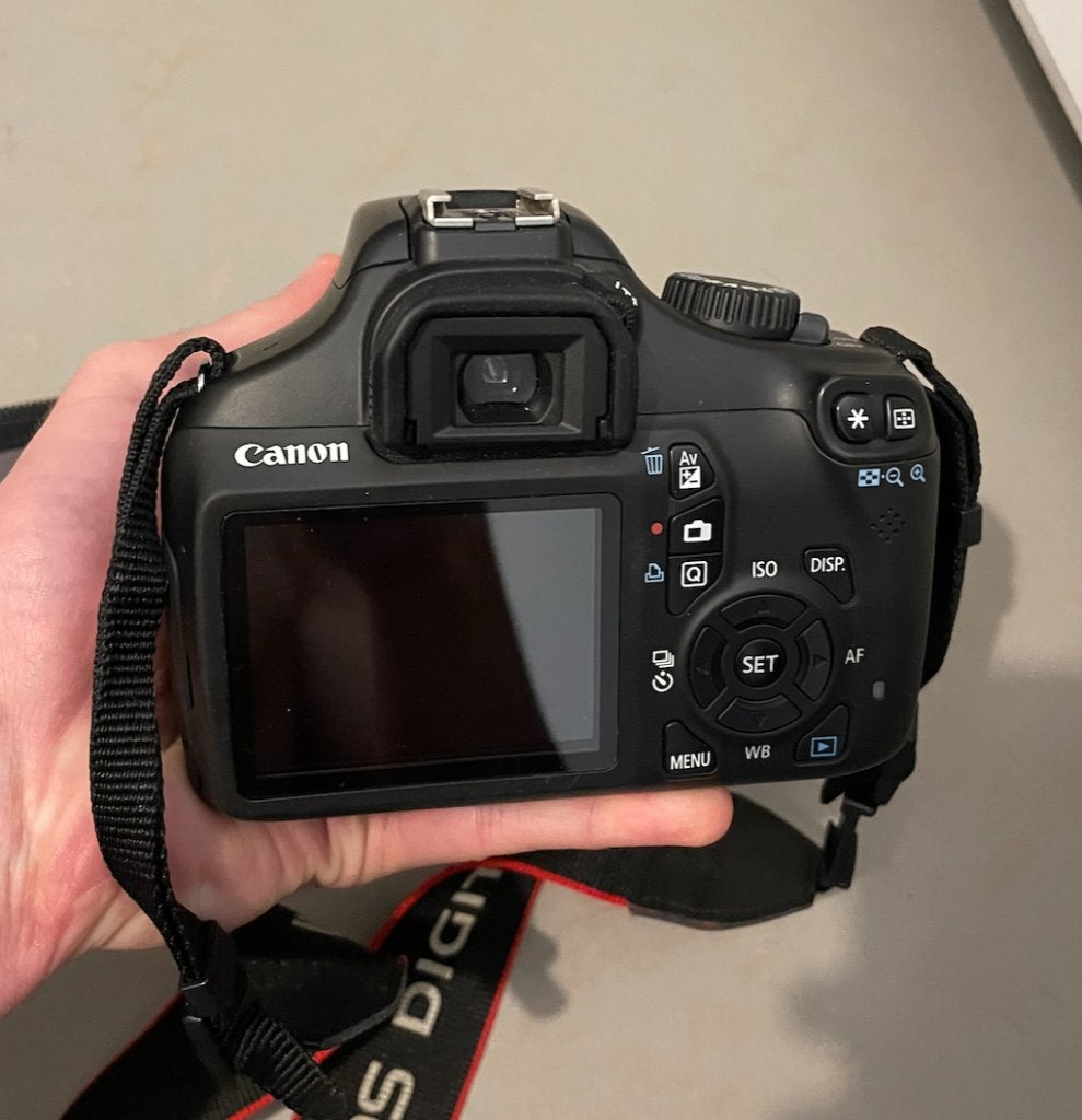 Canon DSLR met 58mm zoom lens (18-55mm), Audio, Tv en Foto, Fotocamera's Digitaal, Spiegelreflex, Canon, 12 megapixels, Zo goed als nieuw