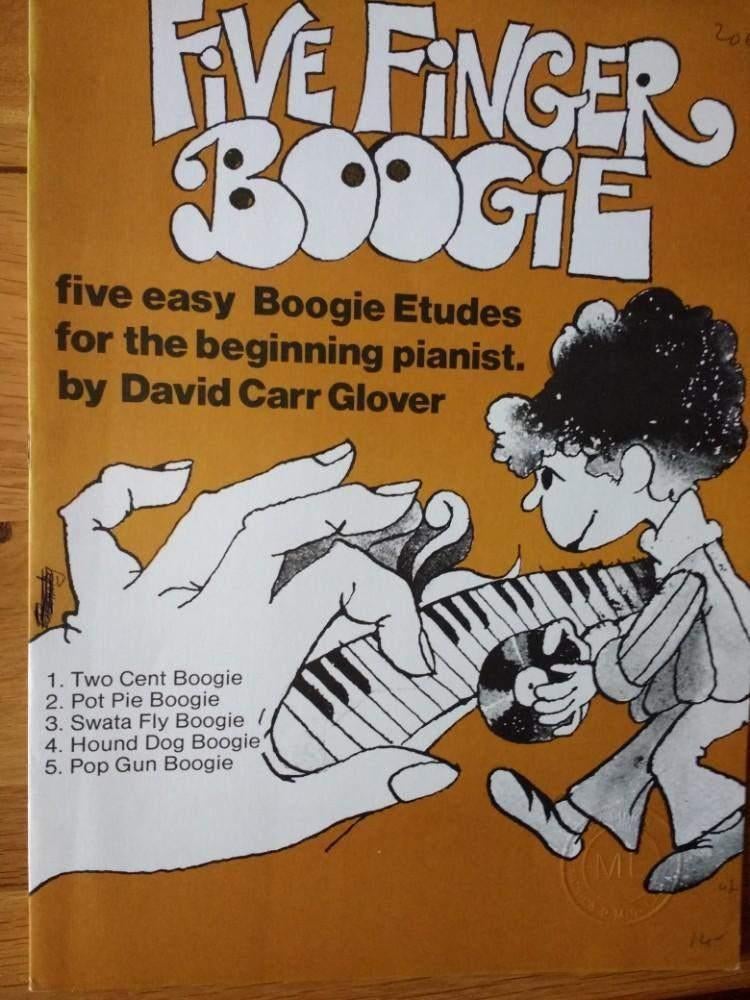 piano easy-Five Finger Boogie - Five Easy Boogie Etudes, Muziek en Instrumenten, Bladmuziek, Gebruikt, Artiest of Componist, Overige genres
