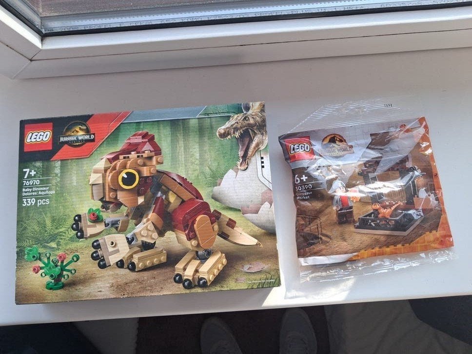 LEGO Jurassic World 76970 & 30390 Dinosaurus Speelset, Ophalen of Verzenden, Nieuw, Overige merken
