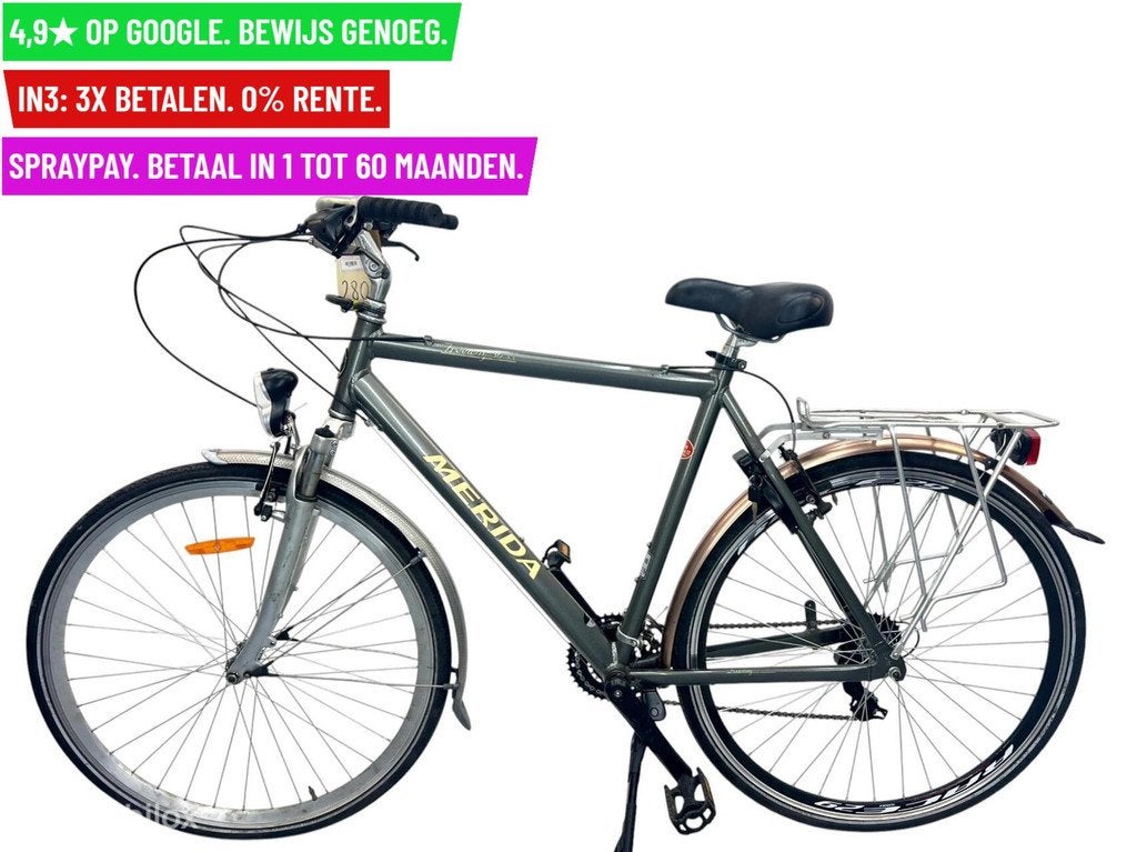 Herenfiets Merida Freeway 80 SX 28"/57cm/21ver - Garantie/Le, 9713 Bv Groningen, Gebruikt, Facebikenl@gmail.com, 53 tot 57 cm