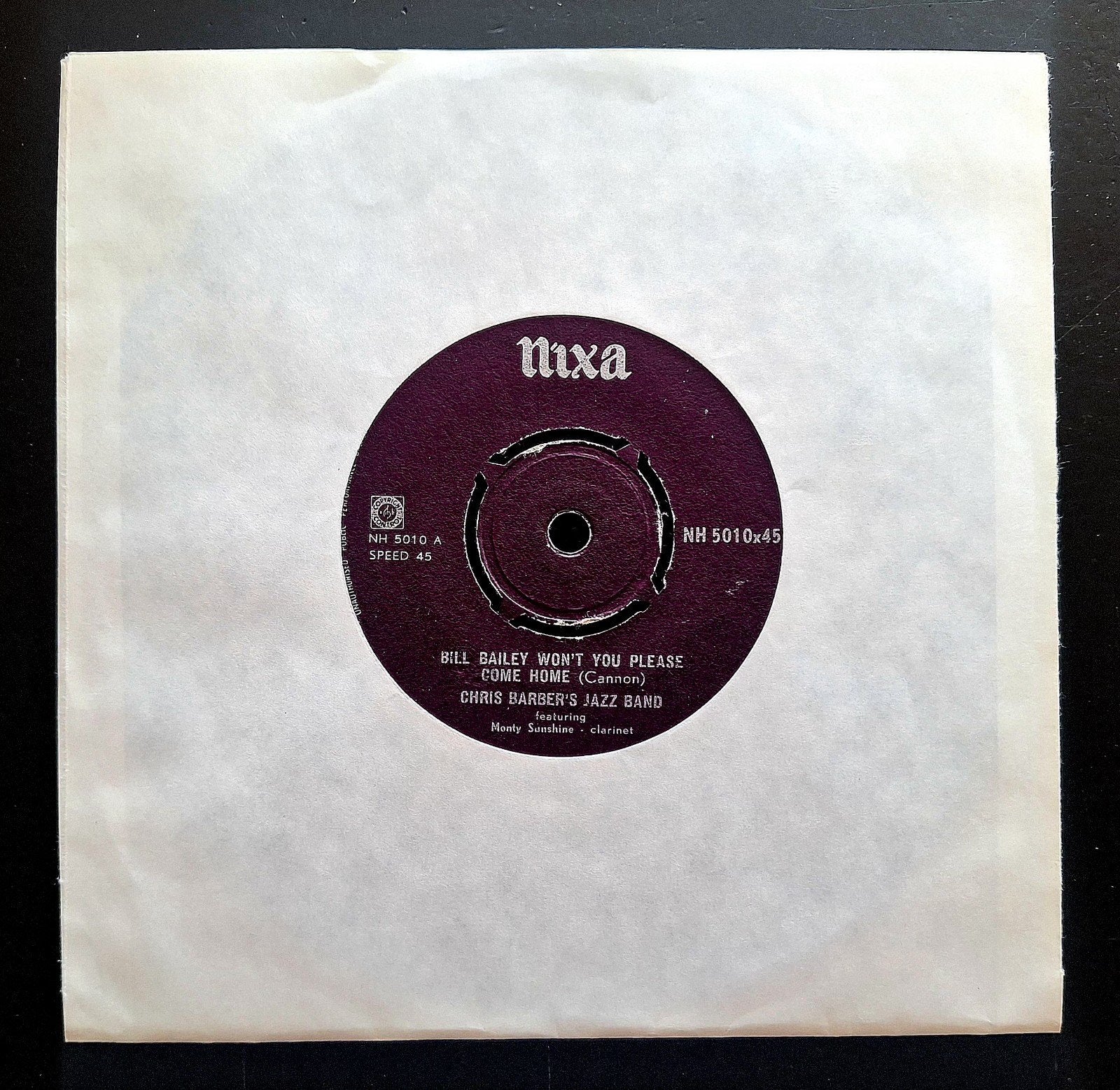7"/SINGLE  CHRIS BARBER -Bill Bailey Won't You Please Come, Ophalen of Verzenden, Gebruikt, Pop