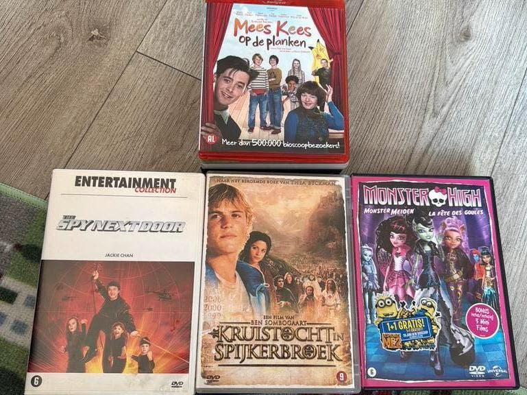 Kinderfilms 1 euro per stuk, Cd's en Dvd's, VHS | Kinderen en Jeugd, Vanaf 9 jaar, Ophalen of Verzenden, Gebruikt, Overige typen
