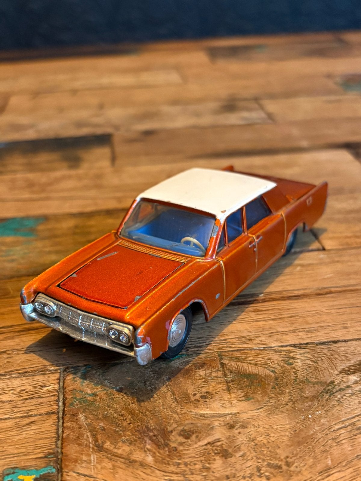 Dinky Toys 170 Lincoln Continental – 1e uitvoering 1964–1966, Ophalen of Verzenden, Zo goed als nieuw, Overige merken