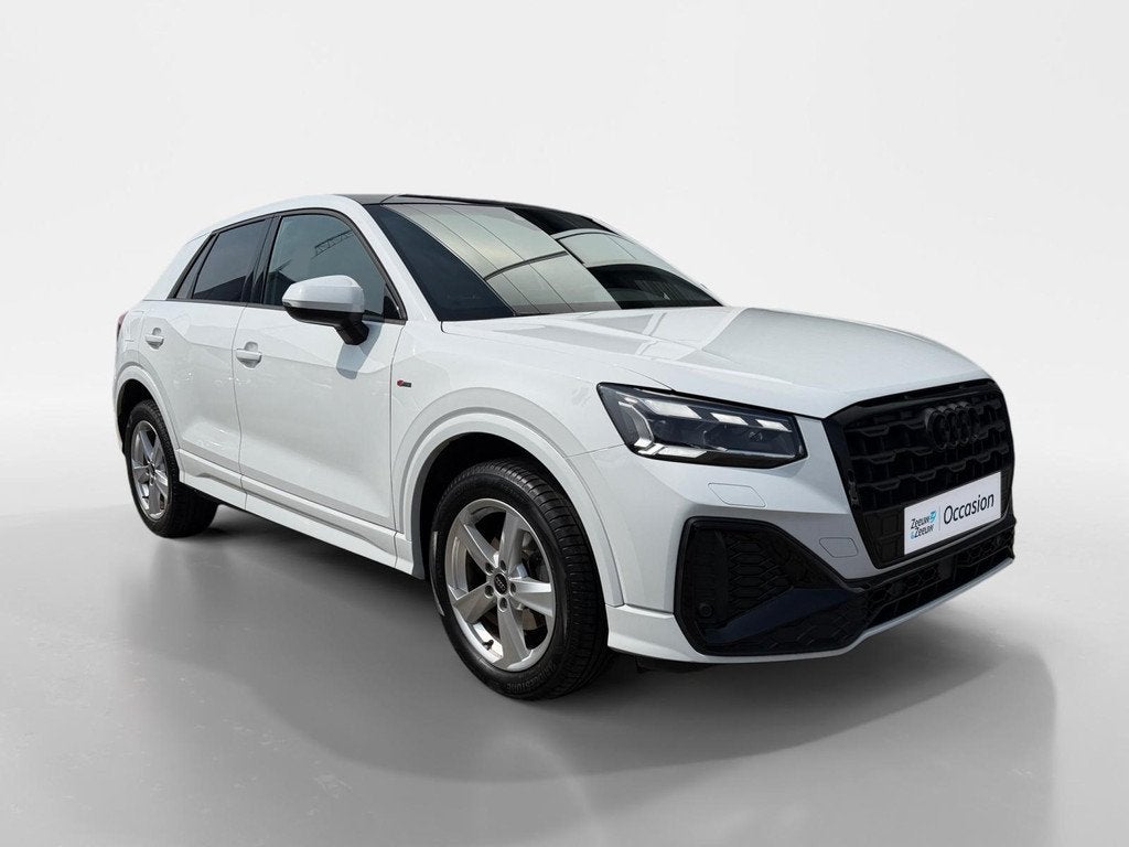 Audi Q2 35 TFSI S Edition Automaat | S-Line uitgevoerd | Met, Auto's, Audi, 12 maanden, 4 cilinders, Leder en Stof, Wit