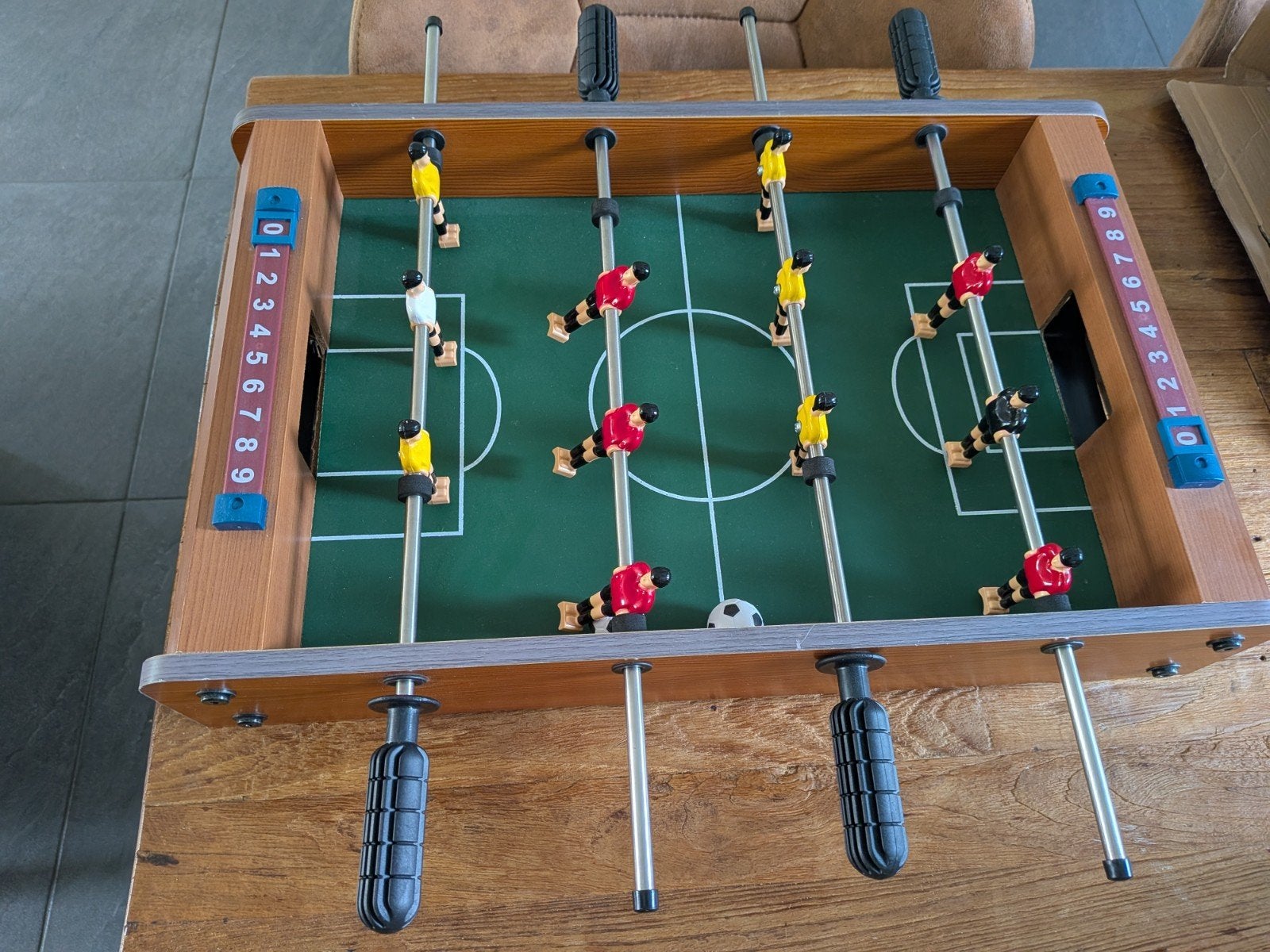 Tafelvoetbal, Ophalen, Zo goed als nieuw
