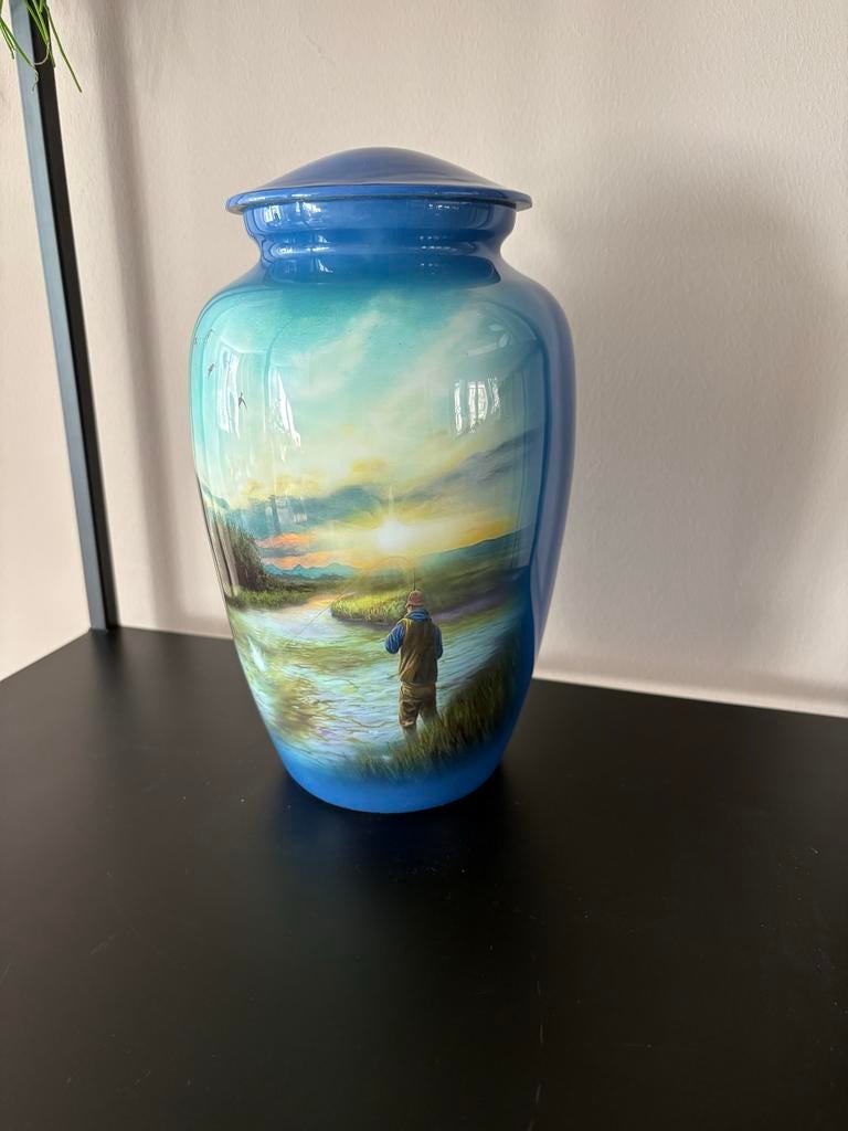 Urn visser 3,5 liter urnen, Ophalen of Verzenden