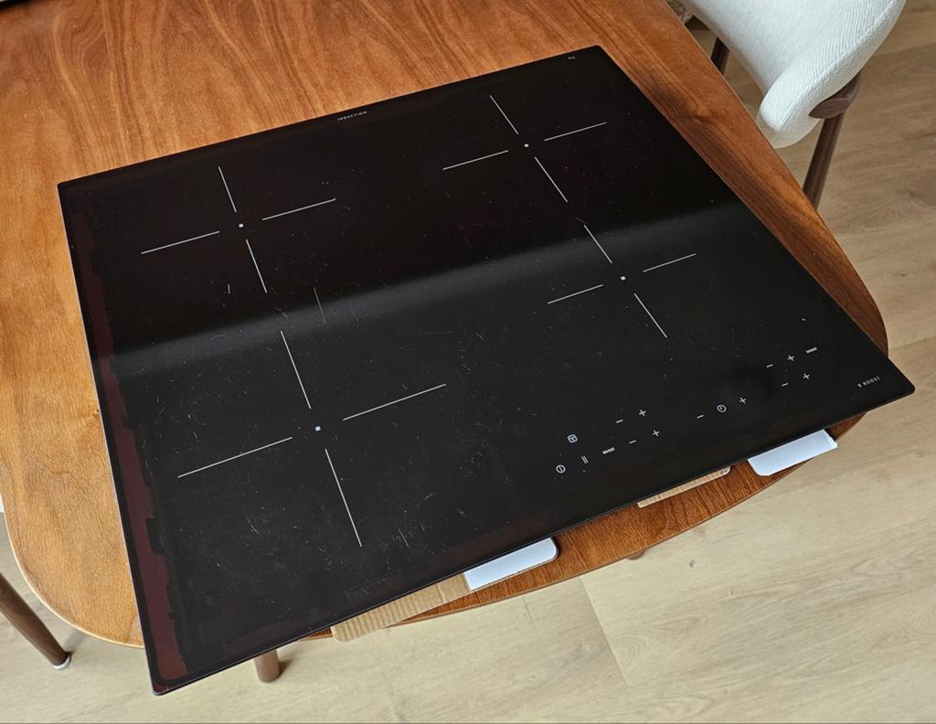 Ikea Matmässig inductiekookplaat, Witgoed en Apparatuur, Kookplaten, Ophalen, Gebruikt, 4 kookzones, Inbouw